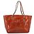 CHANEL Triple Coco Chain Tote Bag Lackleder Orange Silver CC - Ansicht 13