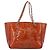 CHANEL Triple Coco Chain Tote Bag Lackleder Orange Silver CC - Ansicht 2