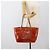 CHANEL Triple Coco Chain Tote Bag Lackleder Orange Silver CC - Ansicht 24