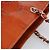 CHANEL Triple Coco Chain Tote Bag Lackleder Orange Silver CC - Ansicht 5