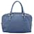 PRADA Hand Bag Leather Blue Gold - vista 2