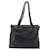 PRADA Plastic Chain Tote Bag Leather Black Silver - vista 2