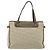 Céline CELINE C Macadam Canvas Hand Bag Leather Beige Silver - vista 13