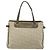 Céline CELINE C Macadam Canvas Hand Bag Leather Beige Silver - vista 2
