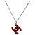 CHANEL COCO Mark Necklace metal Silver tone CC