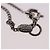 CHANEL COCO Mark Necklace metal Silver tone CC - vista 11