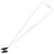 CHANEL COCO Mark Necklace metal Silver tone CC - vista 8