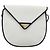 SAINT LAURENT Shoulder Bag Coated Canvas White Gold - vista 2