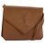 SAINT LAURENT Shoulder Bag Leather Brown Gold