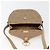 Christian Dior Honeycomb Canvas Shoulder Bag PVC Beige Gold - vista 15