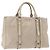 Miu Miu Hand Bag Leather 2way Gray Silver