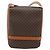 Céline CELINE Macadam Canvas Shoulder Bag PVC Leather Brown Gold - vista 13