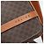 Céline CELINE Macadam Canvas Shoulder Bag PVC Leather Brown Gold - vista 17