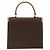 Céline CELINE Macadam Canvas Hand Bag PVC Leather Brown Gold - vista 2