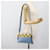 PRADA Shoulder Bag Leather Light Blue Gold - vista 27