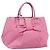 PRADA Hand Bag Nylon Pink Gold
