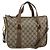 GUCCI GG Supreme Web Sherry Line Bag PVC 2way Beige Gold 41 02 039