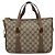 GUCCI GG Supreme Web Sherry Line Bag PVC 2way Beige Gold 41 02 039 - vista 13