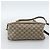 GUCCI GG Supreme Web Sherry Line Bag PVC 2way Beige Gold 41 02 039 - vista 5