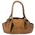 LOEWE Anagram Hand Bag Leather Bronze Gold - vista 2