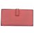Hermès HERMES Bearn Soufflet Wallet Leather Pink - vista 2