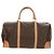 Céline CELINE Macadam Canvas Boston Bag PVC Leather Brown Gold - vista 2
