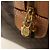 Céline CELINE Macadam Canvas Boston Bag PVC Leather Brown Gold - vista 24