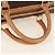 Céline CELINE Macadam Canvas Boston Bag PVC Leather Brown Gold - vista 8