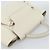Céline CELINE Micro Belt Hand Bag Leather White Gold - vista 7