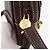 LOEWE Shoulder Bag Leather Brown Gold - vista 10