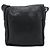 CHANEL Shoulder Bag Lamb Skin Black Silver CC - vista 3