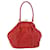 Miu Miu Hand Bag Leather Red Silver