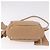 PRADA Tote Bag Canvas Leather 2way Beige Gold - vista 5