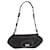 PRADA Chain Shoulder Bag Leather Black Silver