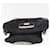 PRADA Chain Shoulder Bag Leather Black Silver - vista 20