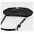 PRADA Chain Shoulder Bag Leather Black Silver - vista 6