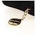 CHANEL Bolso de mano Matelassé con cadena Gamuza Negra Oro CC - vista 20