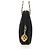 CHANEL Bolso de mano Matelassé con cadena Gamuza Negra Oro CC - vista 5