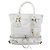 Chloé Chloe Paddington Tote Bag Leather White Gold Silver - vista 13