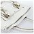 Chloé Chloe Paddington Tote Bag Leather White Gold Silver - vista 6