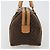 Céline CELINE Macadam Canvas Handtasche PVC Leder Braun Gold - Ansicht 3
