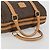 Céline CELINE Macadam Canvas Handtasche PVC Leder Braun Gold - Ansicht 7