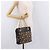 Céline CELINE Chain Shoulder Bag Knitted Fabrics Beige Gold - vista 24