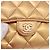 CHANEL Matelasse Compact Wallet Lamb Skin Gold CC - vista 18