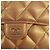 CHANEL Matelasse Compact Wallet Lamb Skin Gold CC - vista 2