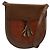 SAINT LAURENT Shoulder Bag Leather Brown Gold