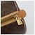 Céline CELINE Macadam Canvas Hand Bag PVC Leather Brown Gold - vista 9