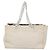 CHANEL Matelasse Chain Shoulder Bag Straw White Gold CC - vista 13