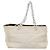 CHANEL Matelasse Chain Shoulder Bag Straw White Gold CC - vista 2