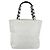 CHANEL Chain Tote Bag aus Lammleder Weiß CC - Ansicht 13